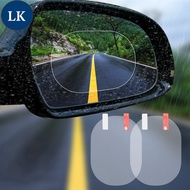 LK 2Pcs Anti Fog Window Clear Rainproof Film,Car Rearview Mirror Protective Film,Anti-glare Car Rear