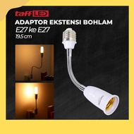 Lamp Holder I Lamp Adapter I Extension Adapter LED Lamp Fitting E27 to E27 19.5cm TaffLED - LS4G