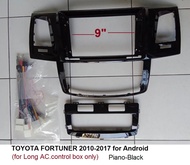 กรอบจอแอนดรอยด์ หน้ากากวิทยุ หน้ากากวิทยุรถยนต์ TOYOTA VIGO /FORTUNER แบบ control air เล็กปี2009-201