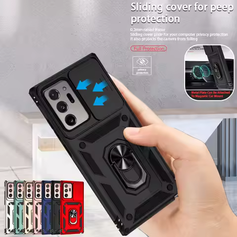 For Samsung Galaxy Note 20 Ultra 5G Case Slide Camera Armor Phoen Case For Samsung Note20 Note20Ultr