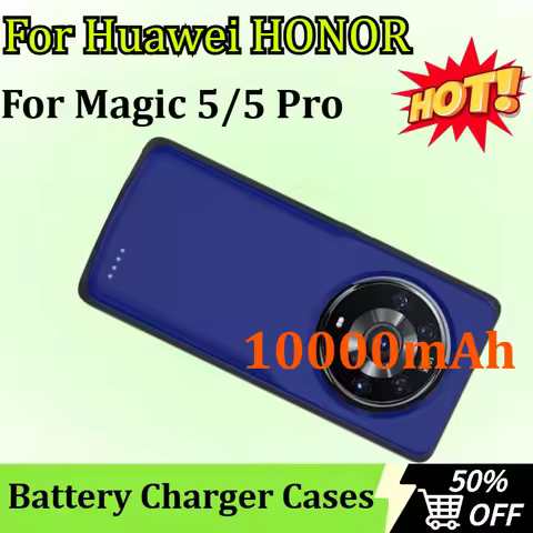 10000mAh Portable Power Bank Cover for Huawei HONOR Magic 5 Pro Magic 5 Battery Cases External Batte