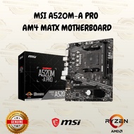 [MSI A520M-A PRO AM4] M-ATX MOTHERBAORD Combo Deal RYZEN 5500/5600/5600G/5600X/5700X/5700G/5800X3D