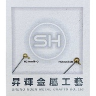 Brass Fittings-3mm, 4mm Ball Needle Plus Ring