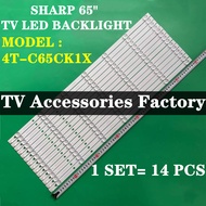 4T-C65CK1X SHARP 65" TV LED BACKLIGHT (LAMPU TV) SHARP 65 INCH LED TV BACKLIGHT 4TC65CKX1X C65CKIX