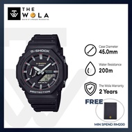 (2 Years Warranty) Casio G-Shock GA-2100RL-1A Men Analog-Digital Watch Black Resin Strap 2100 Series