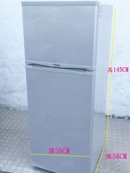 雪櫃(雙門惠而浦)WF228銀面 145CM高 免費送貨及包保用