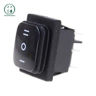 [Chicnest] 12V  Waterproof 6Pin DPDT Self Loing Rectangle Roer Switch BU