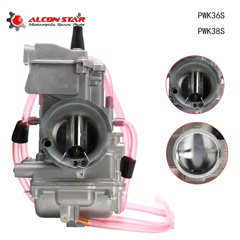 Alconstar PWK36S PWK38S Motorcycle Carburetor Quad Vent Air Striker Carb Carburetor 250exc TE250 SX1