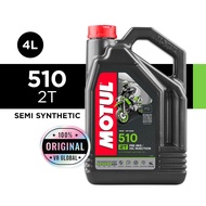 MOTUL 510 2T MINYAK ENJIN PERANCIS 1L / 4L ENGINE OIL FRANCE(MINYAK HITAM MOTOR MOTORSIKAL 2 LEJANG)