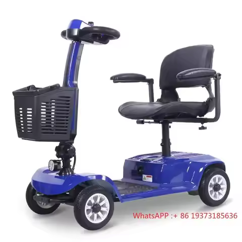 Foldable Electric Motorcycle Scooter Motorized Powerful Outdoor Elderly/Disable Travel Wheel chair M