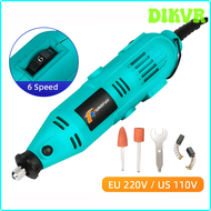 DIKVR สว่าน Dremel ขนาดเล็ก220V/110V DIY เครื่องมือไฟฟ้าปากกาสว่านบดไฟฟ้าขนาดเล็กสว่านแบบใช้มือถือเค