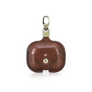 เคส Airpods Pro 3หนังแท้ของคอนแทคตะขอโลหะคลิปหนีบเข็มขัดคาราบิเนอร์ชาร์จไร้สายเคสหูฟัง