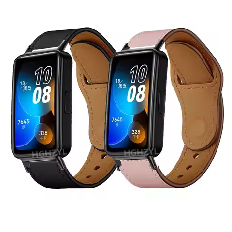 Leather Band For Huawei Band 8 Soft Women Men Watch Bracelet Strap Belt For Huawei Band 8 Loop