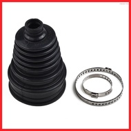 【MED】Outer  Joint Boot Kit Stretch Driveshaft Silicone  Boot +2*Clamp