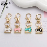 [PNY] 4pcs Keychains – A Of Memory & Meaning, Vintage Miniature Enamel Metal Keychain VN