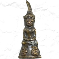 BLACK MAGIC PHRA CHAI NGAN BUCHA AYUTTHAYA SAMRIT THAI ANGKOR CAMBODIA WEALTH LUCK CHARMS RARE OLD T