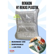 BENXON H1 BEKAS PLASTIK +- 100PCS/ BEKAS KUIH UNTUK PENIAGA