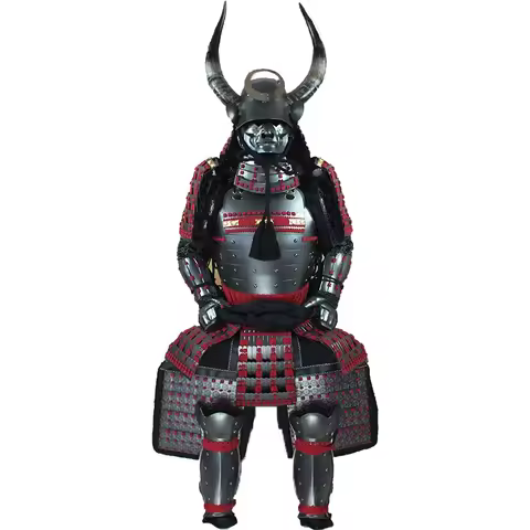 Japanese Samurai Armor Ancient Generals Miyamoto Musashi Tousei Gusoku Japan Warrior Armour Helmet W