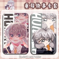 Anime Cartoon Everlasting Love DIY Student Name Card Holder ID Card Cover ABS Protection MRT Case