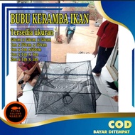 Bubu jaring keramba ikan 4 lubang pintu kuat dan tahan lama