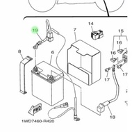Original Yamaha R25 R 25 1WS-H2116-02 Battery Minus Cable