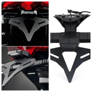 Motorcycle License Plate Holder CNC Aluminum Number Plates Bracket Tail Tidy For Aprilia RSV4 Tuono 