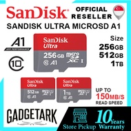 [SG] SanDisk Ultra 1TB | 512GB  | 256GB | 200GB | 128GB | 64GB | 32GB micro SD USH-1 150mb/s A1 Memory Card SDHC