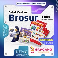 Custom Digital Printing Design for Brochures / Flyer 1 RIM Size A4, A5, A6 AP150 Express Material 1 