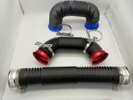 FLEXIBLE COLD AIR INTAKE Adjustable HOSE UNIVERSAL TURBO PIPE COOL AIR INTAKE PIPE