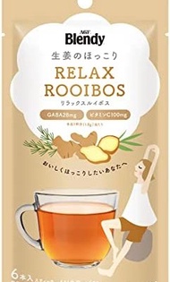 (訂購) 日本 AGF Blendy Relax Rooibos 生薑博士茶粉棒 6 條 (6 包裝)