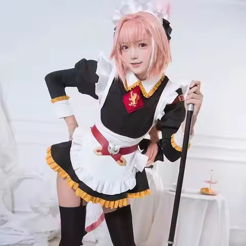 FATE FGO Astolfo Maid Cosplay Costume Set - Anime Inspired