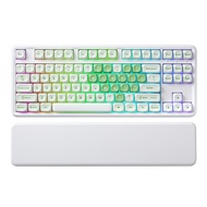 YUNZII B87 Matcha Heart Wireless Mechanical Keyboard, QMK/VIA Programmable, TKL Layout 87 Keys, BT/2