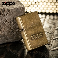 Zippo Antique Brass Windproof Pocket Lighter Stamped With Zippo Logo ｜Zippo 28994