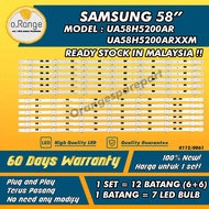 UA58H5200AR / UA58H5200ARXXM SAMSUNG 58" LED TV BACKLIGHT(LAMPU TV) SAMSUNG 58" INCH LED TV 58H5200A