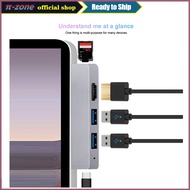 USB C Adapter for Microsoft Surface Pro 8 9 X PD Charger Type-C Multi HUB 4K HDMI Dock Station Split
