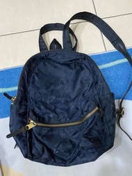 《二手包》Lianca日系藍色迷彩後背包