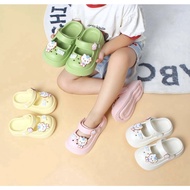 Kwayii 24-35 Kid 3cm Thick Light-Weight Waterproof Sandal Kity Girls Sandal Kasut Sandal Budak Perem