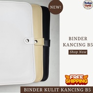 B5 Leather Binder B5 Button Binder Aesthetic B5 Binder
