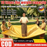 【10times the weightcapacity】6x6 6x9 6x12 9x9 9x12 9x15 12x12 12x15 12x18 ft canvas kereta heavy duty