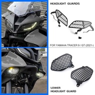 &Headlight Guard Protector For Yamaha Tracer 9 Tracer9 GT 9GT Tracer9gt 2021 2022 Lower Head Light