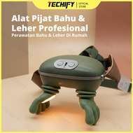 Alat Pijat Leher dan Bahu Elektrik Professional Massage Shoulder Neck Massager Portable Getar Panas