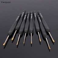 <Yiwuyuan> 8Pcs/set Black Knitting Needles Crochet Hooks for Knit DIY Craft Loom Tool On Sale