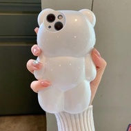 Cartoon Panda Phone Case，Compatible iPhone 16 Pro Max / 15 / 14 Pro Max / 13 Pro Max / 12 Pro Max / 