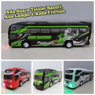 Telolet Basuri Sound Bus Toy Miniature Car Bus Lights Children New model