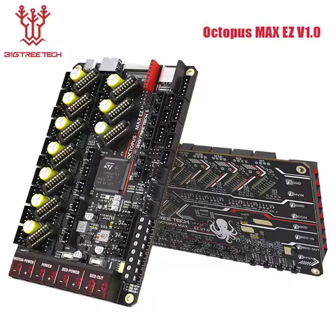 BIGTREETECH Octopus MAX EZ V1.0 BTT Motherboard Upgrade Octopus Pro 3D Printer Parts TMC5160 TMC2209
