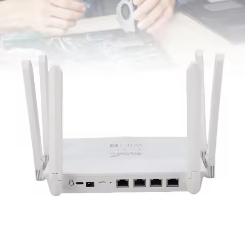 Wireless Router WiFi6 4G 5G CPE LTE 300Mbps 6 Antennae Wireless Internet Router with SIM Card Slot