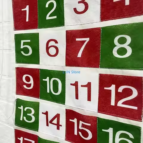 Christmas Advent Calendar Advent Calendar with 24 Pockets 24 Days Countdown