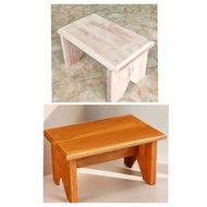 Wooden stool wooden chair with wooden stool