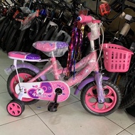 SPD Sepeda Anak Perempuan 12 Inch Hello Kitty Tango 3 - 5 Tahun