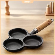 [New] 3 Hole Breakfast Egg Pan Non-Stick Breakfast Grill Cooking Pot Egg Frying Pan Pancake Pan Cook